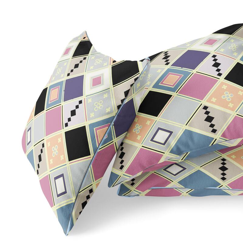 26" X 26" Pink And Gold Broadcloth Floral Throw Pillow Bed Bath